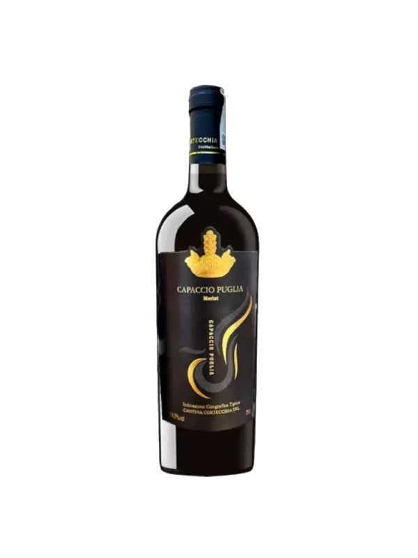 ruou vang capaccio puglia merlot Vang Ý Capaccio Puglia Merlot 14.5 độ