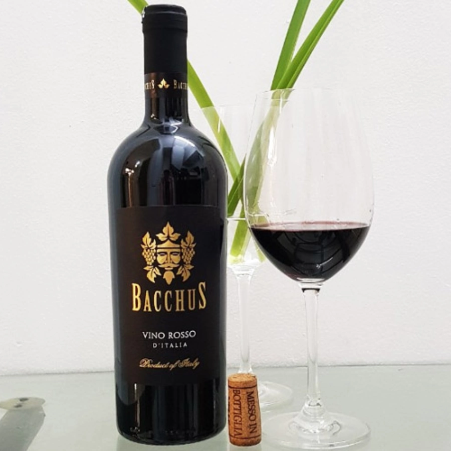 Vang Ý Bacchus Vino Rosso IGP 14,5 độ