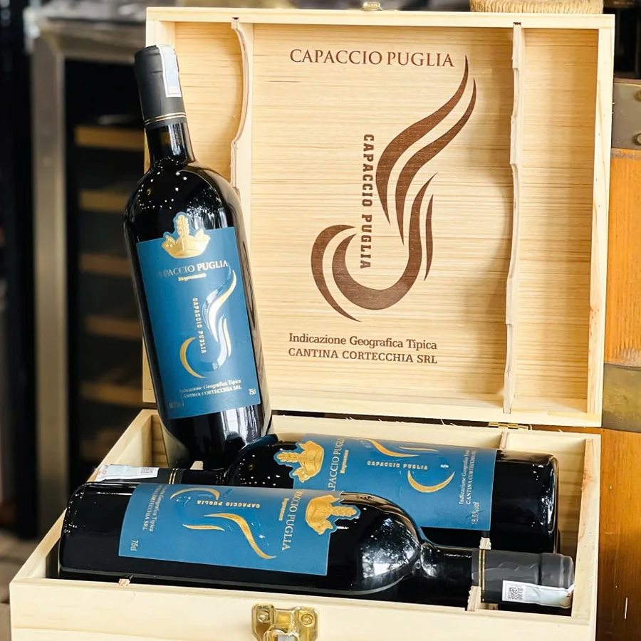 Vang Ý Capaccio Puglia Negroamaro 16.5%