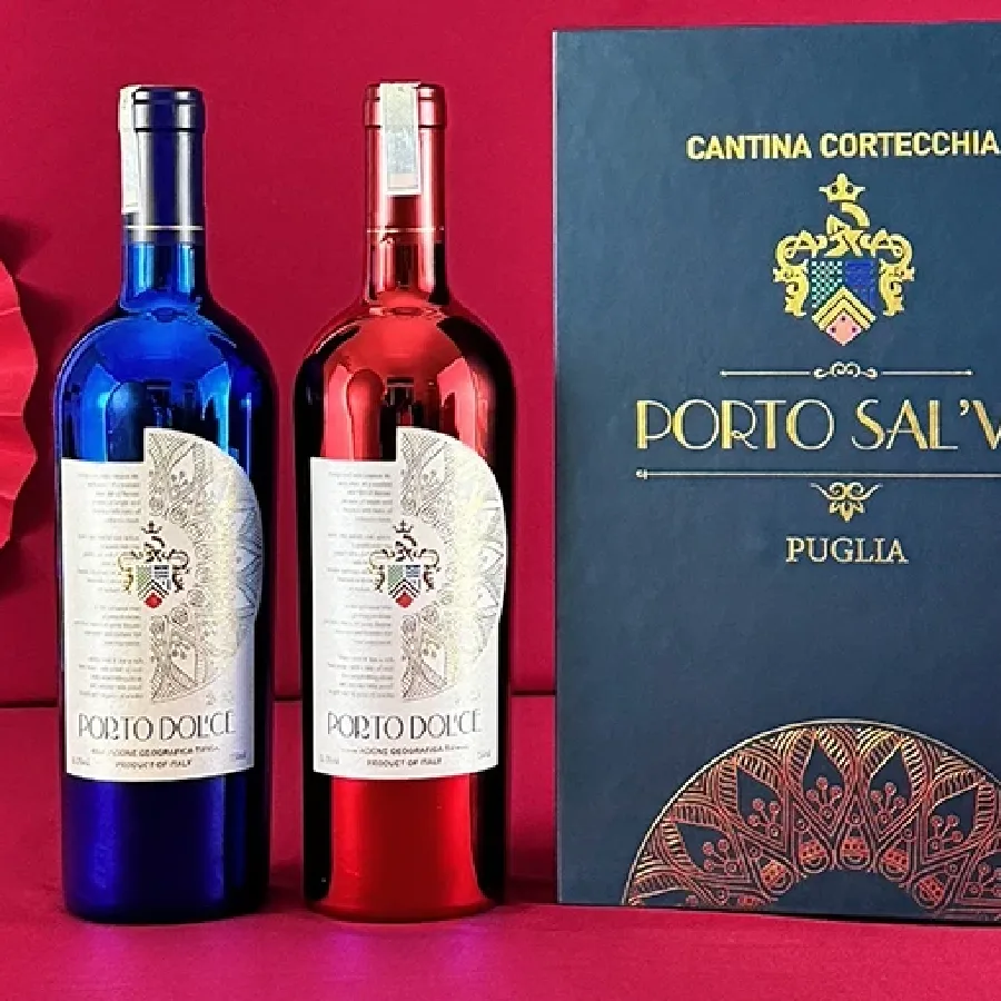 Vang Ý Porto Dol'ce Semi Dolce Blue 11,5%