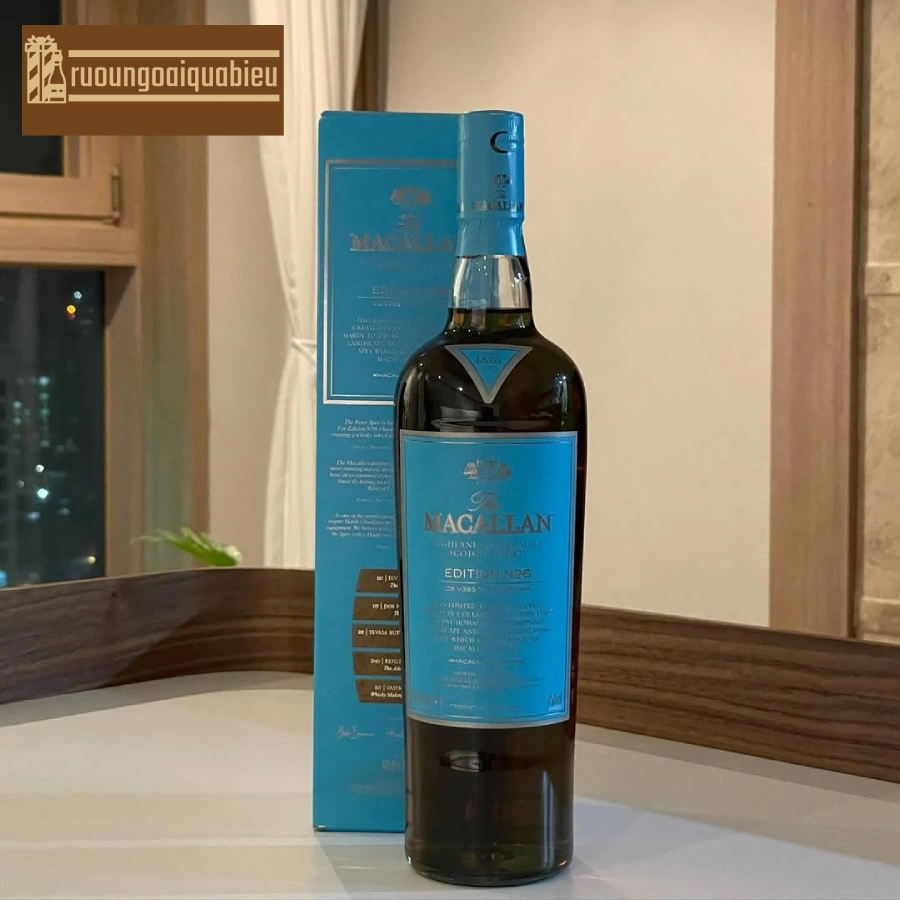 Đặc trưng hương vị tương xứng với giá rượu Macallan Edition No6