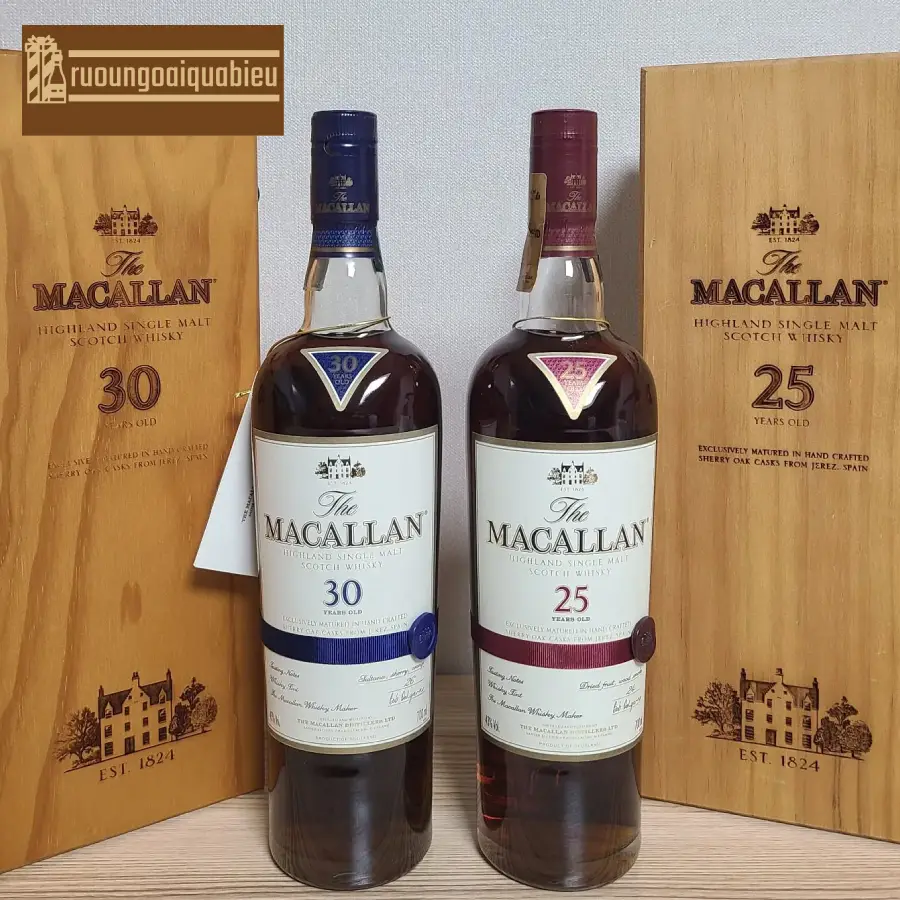 Hương vị xứng tầm với giá chai rượu Macallan 30