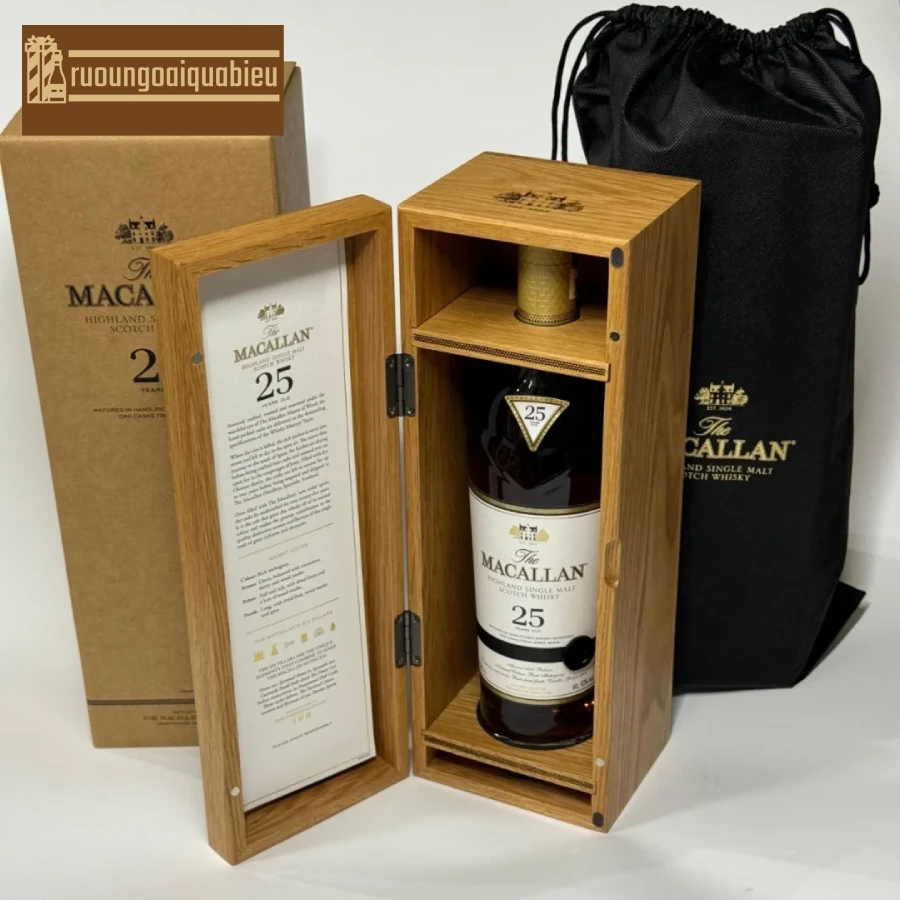 Hương vị đặc trưng tương xứng với giá rượu Macallan 25 năm