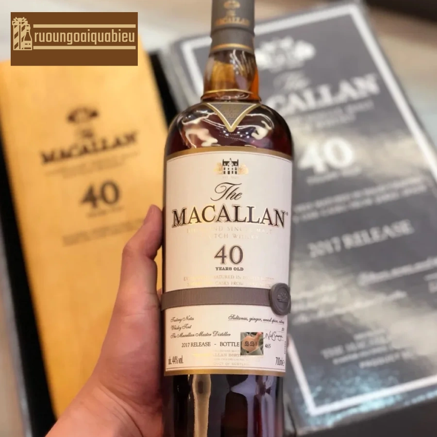 Giới thiệu về rượu Macallan 40