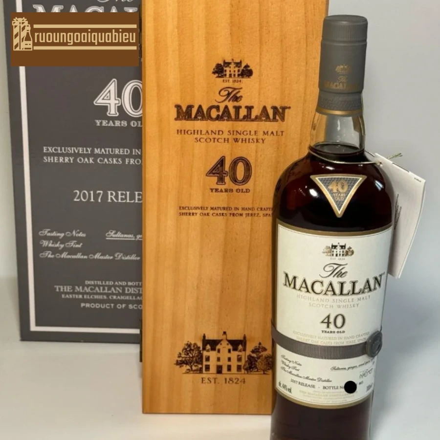 Gợi ý ghép nối thực phẩm xứng tầm với giá rượu Macallan 40