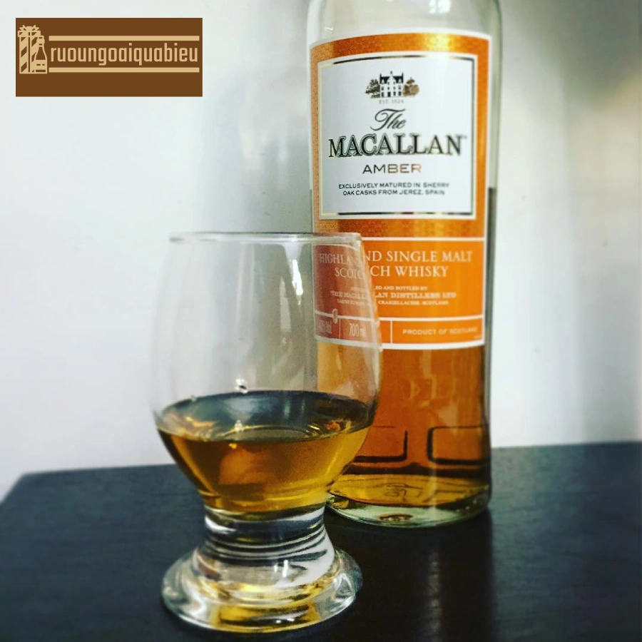 Hương vị tương xứng với giá rượu Macallan Amber