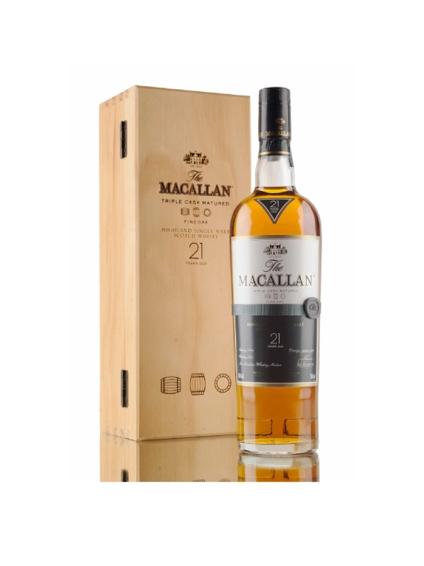 Macallan 21 hộp gỗ