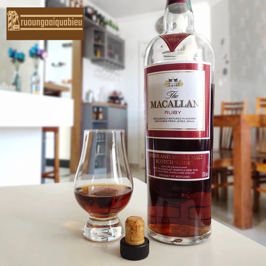 Hương vị đặc trưng của Macallan Ruby giá ưu đãi