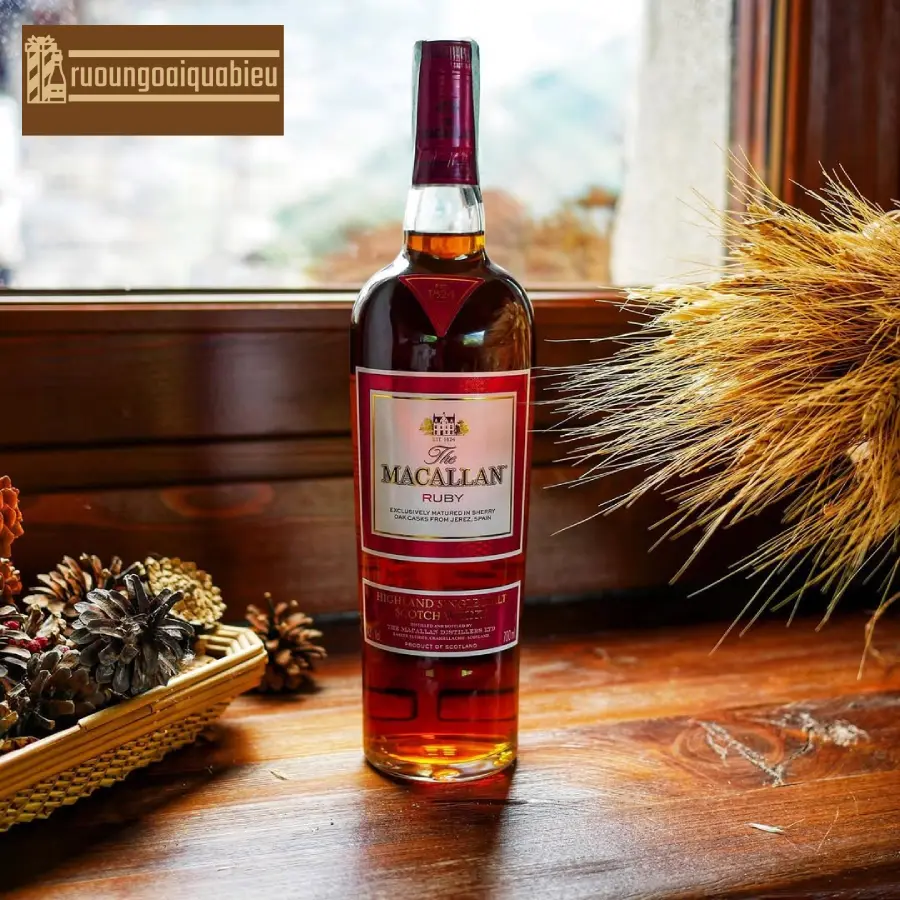 Quy trình sản xuất rượu Macallan Ruby giá chính hãng