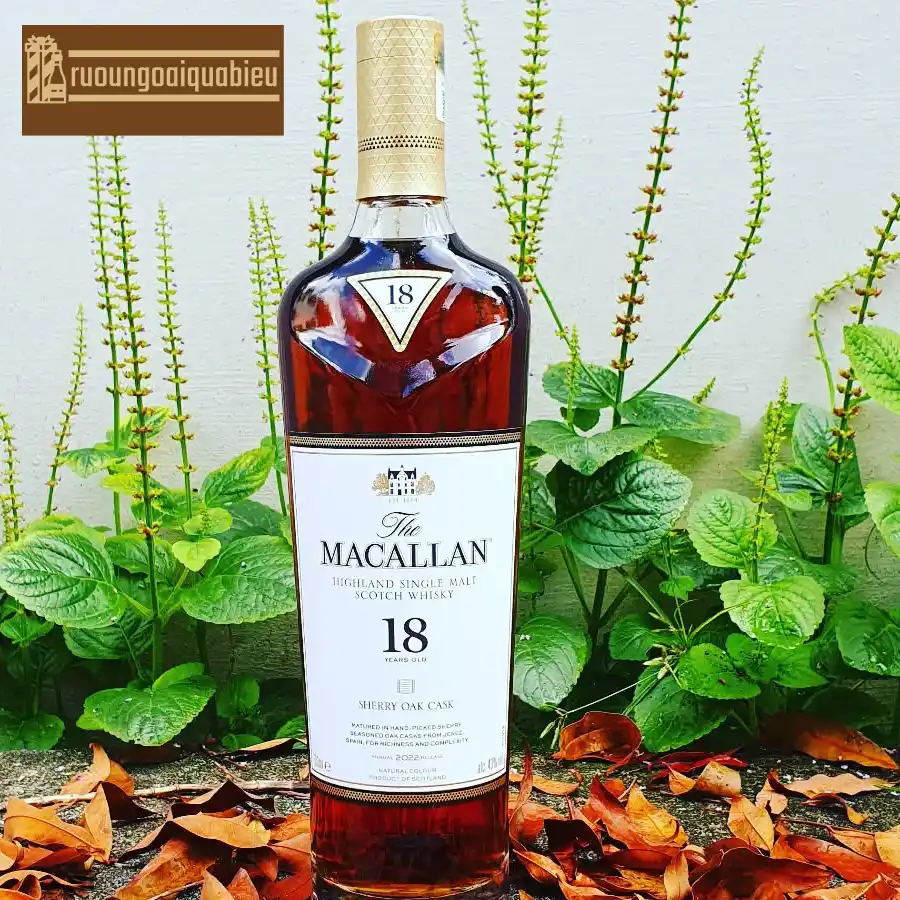 Hương vị đặc biệt của rượu Macallan Sherry Oak 18