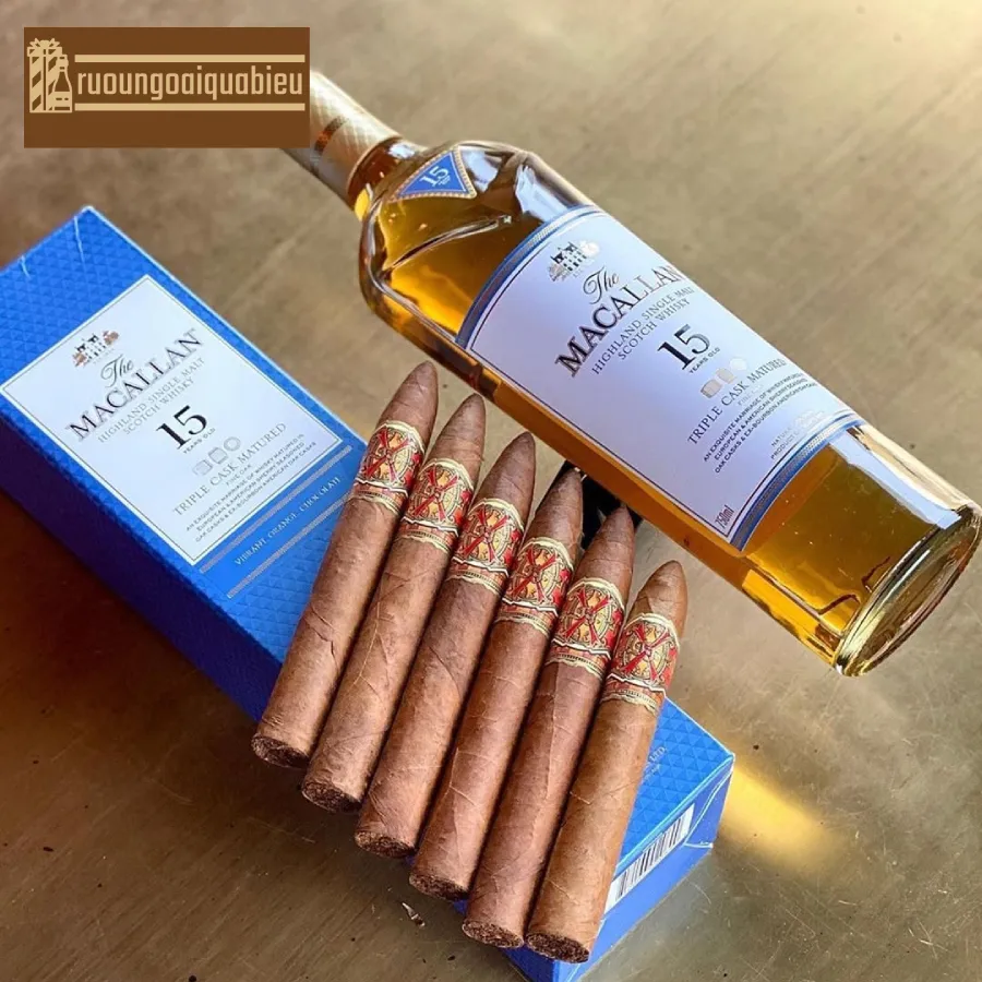 Hương vị của rượu Macallan 15 xách tay
