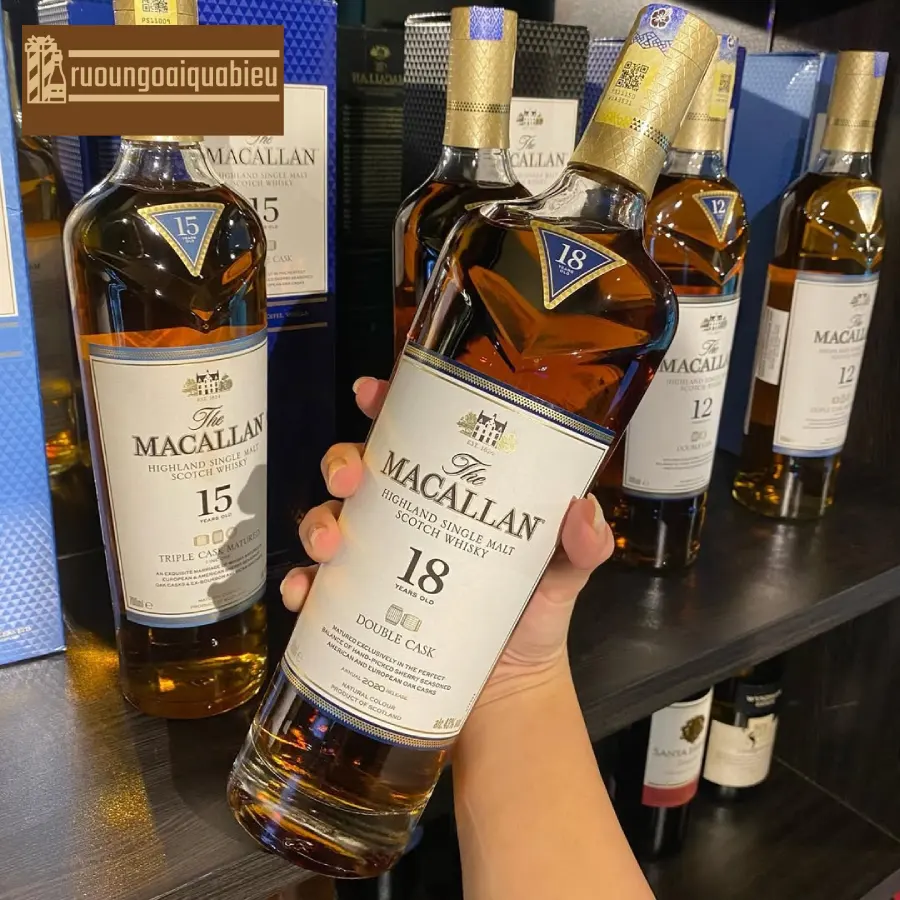 Hương vị Macallan 18 Double Cask hàng Nga
