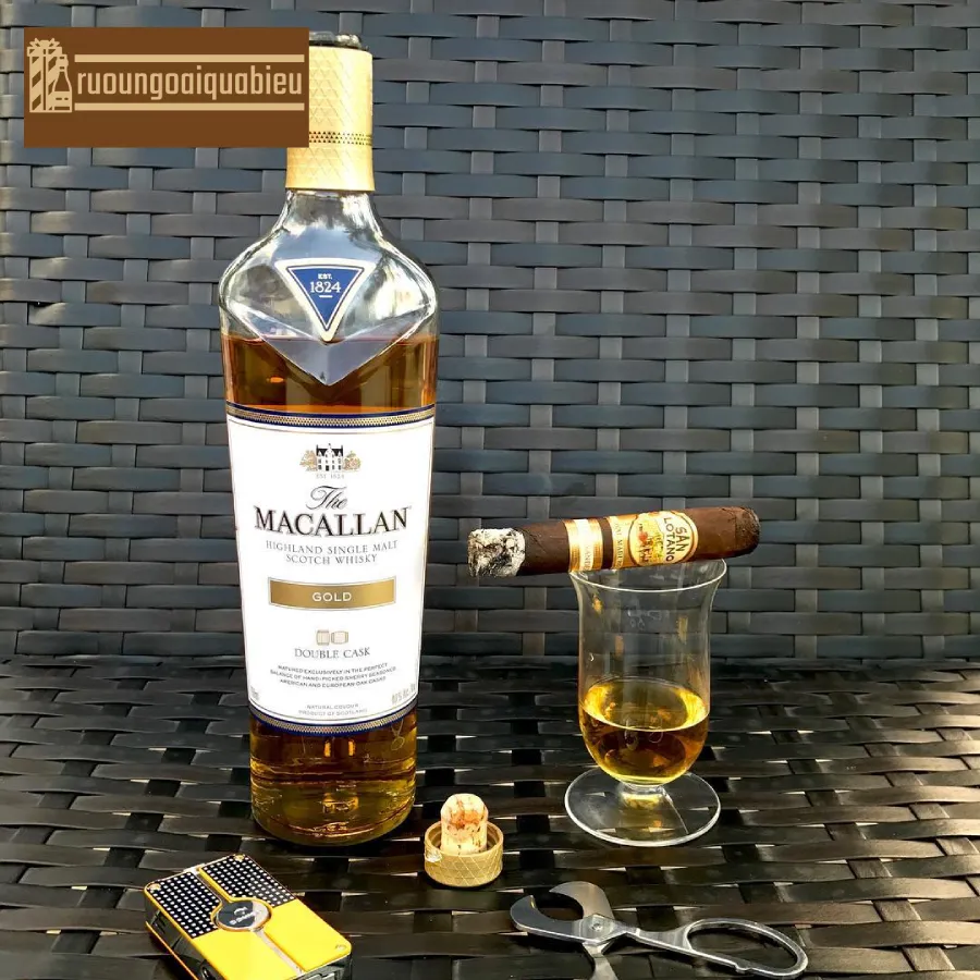 Hương vị của rượu Macallan 1824 Gold Double Cask UK