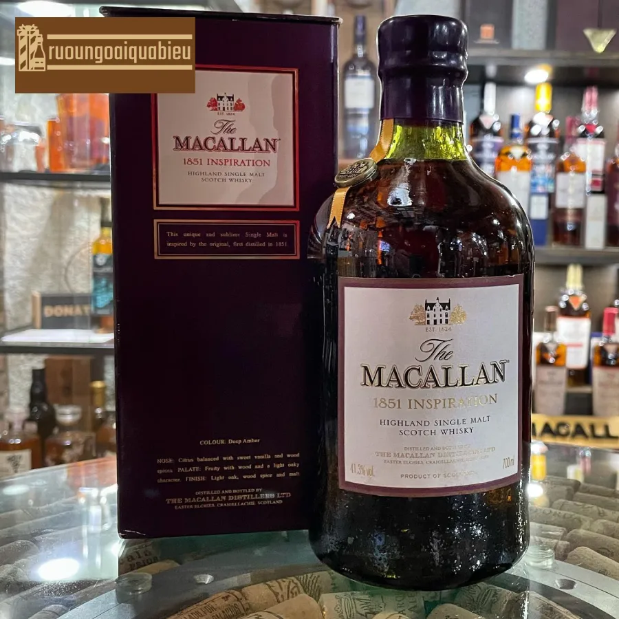 Hương vị đặc sắc của rượu Macallan 1851