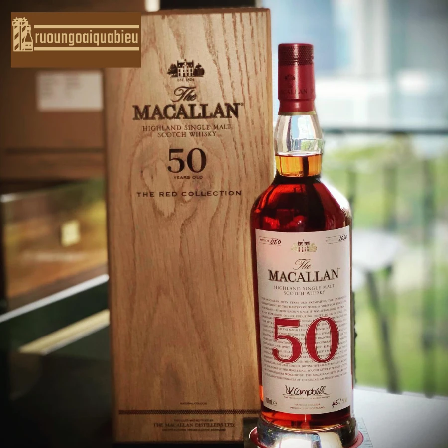 Quy trình sản xuất rượu Macallan 50