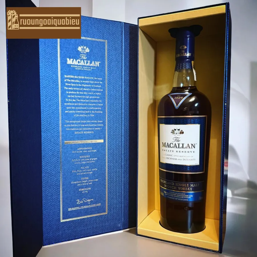 Giới thiệu về rượu Macallan Estate Reserve