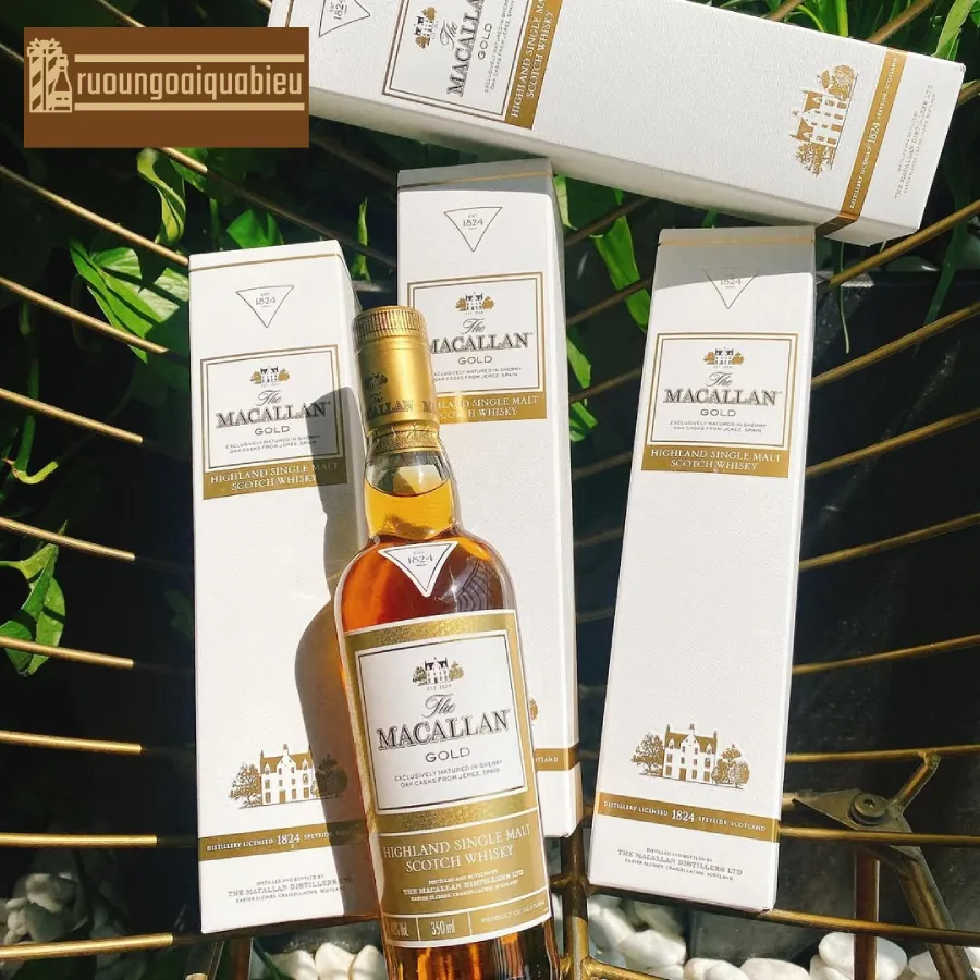 Quy trình sản xuất rượu Macallan Gold 350ml