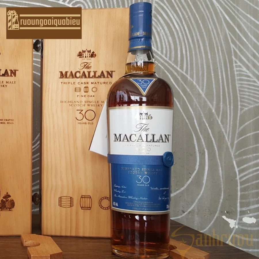 Nghệ thuật thưởng thức xứng tầm giá chai rượu Macallan 30