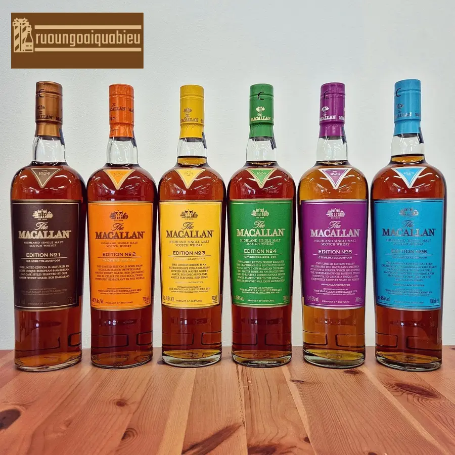 Tổng quan các dòng rượu Macallan không số nổi bật
