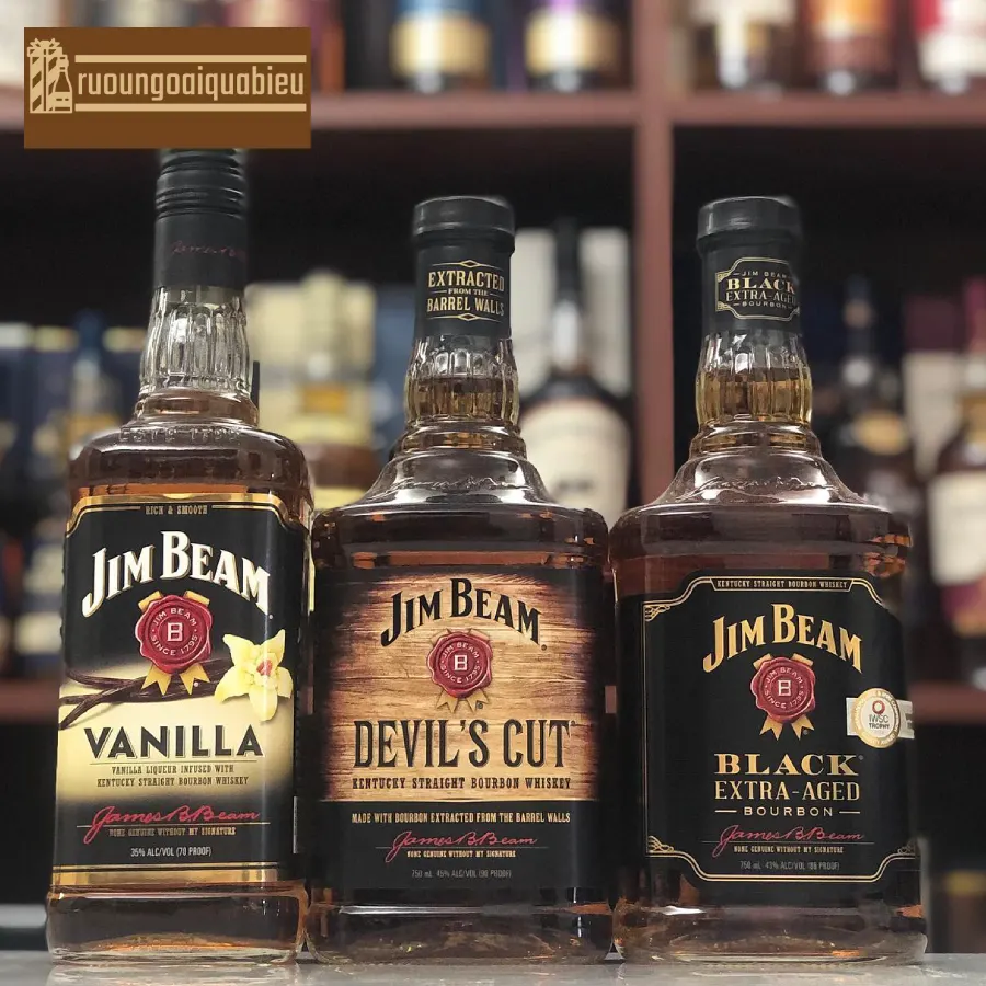 Giới thiệu về rượu Jim Beam Whiskey giá trị