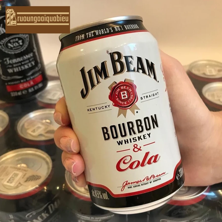 Giới thiệu về rượu Jim Beam Whisky Cola