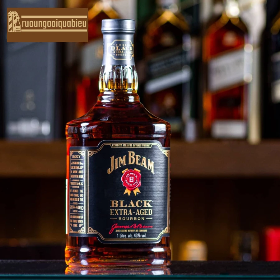 Giới thiệu rượu Jim Beam Black 1Lit