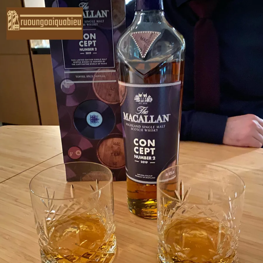 Thưởng thức rượu Macallan Concept Number 2