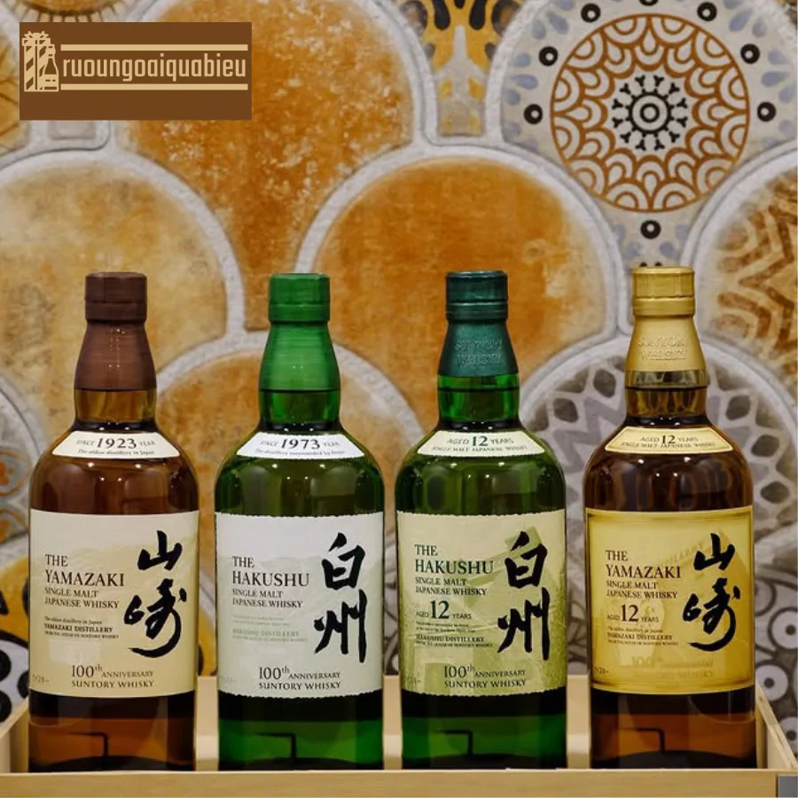 Cách thưởng thức rượu Hakushu 12 100th Anniversary