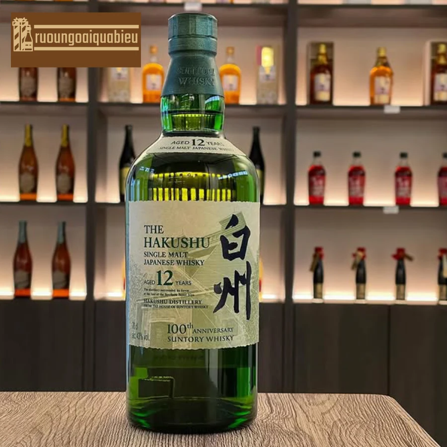 Giới thiệu về rượu Hakushu 12 100th Anniversary