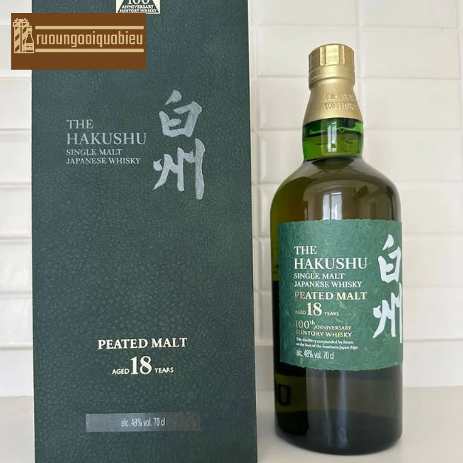 Giới thiệu rượu Hakushu 18 Peated Malt